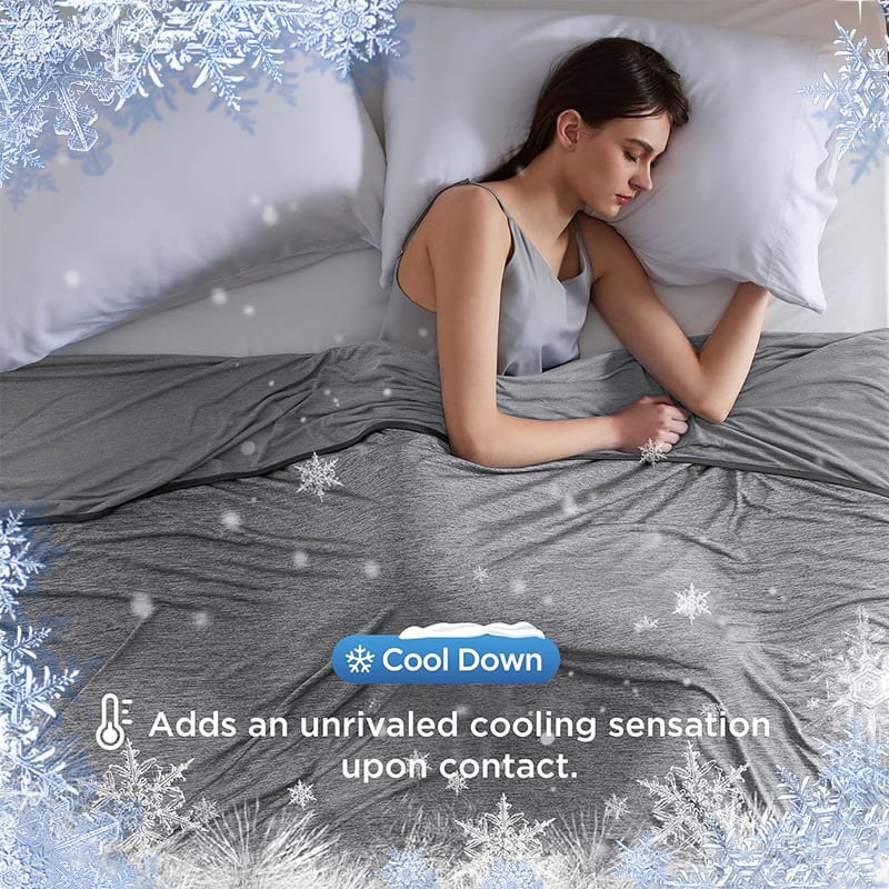 🏆LAST DAY SALE 70% OFF!!💕CHILLO™🇬🇧 Smart Cooling Blanket❄️ Lightweight • Breathable • For Hot Sleepers & Night Sweats 😴