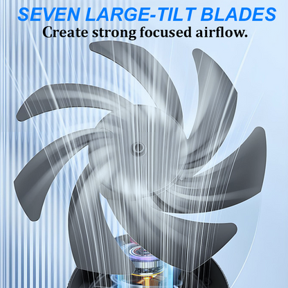 🏆2026 Desk Fan – USB Rechargeable with LED Display 📊 | 100 Speeds, 120° Tilt & Full Oscillation ↔️ | Ultra-Quiet for Bedroom 😴, Office 🖥️ & Camping 🏕️ | Up to 24H Battery ⚡ | UK Designed 💡🇬🇧