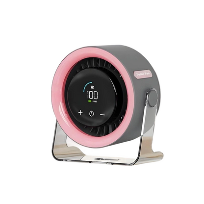 🏆2026 Desk Fan – USB Rechargeable with LED Display 📊 | 100 Speeds, 120° Tilt & Full Oscillation ↔️ | Ultra-Quiet for Bedroom 😴, Office 🖥️ & Camping 🏕️ | Up to 24H Battery ⚡ | UK Designed 💡🇬🇧