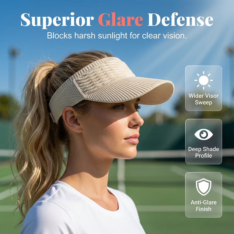 ⏳️Last Day Special Price £7.99!!🔥SunSafeTok Women’s High Ponytail Visor Hat 🧢 Breathable, Open-Top UV400 Protection ☀️🇬🇧  Perfect for Running, Hiking, Beach Days & Everyday “That Girl” Style 💁‍♀️✨