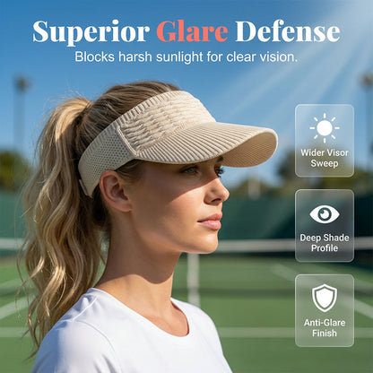 ⏳️Last Day Special Price £7.99!!🔥SunSafeTok Women’s High Ponytail Visor Hat 🧢 Breathable, Open-Top UV400 Protection ☀️🇬🇧  Perfect for Running, Hiking, Beach Days & Everyday “That Girl” Style 💁‍♀️✨