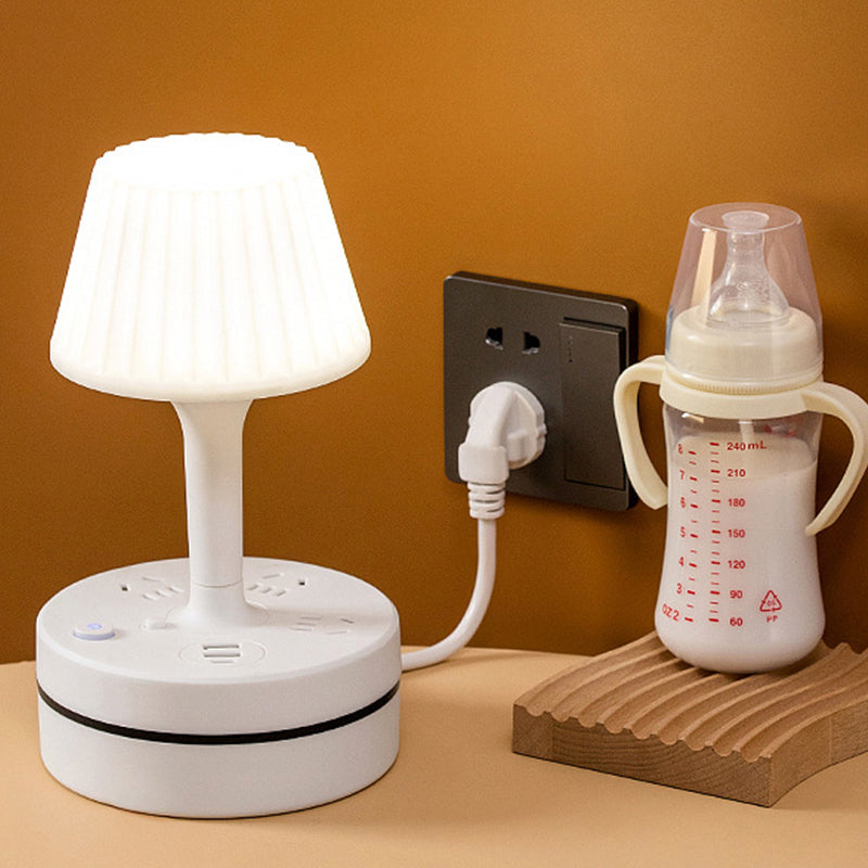💡Last Day Promotion 50% OFF🔥3-Outlet Power Strip with USB-A & USB-C Charging Ports, Built-In Desk Lamp