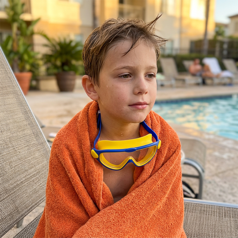 🔥Hot Sale 🔥Kids Anti-Fog Wide View Swim Goggles