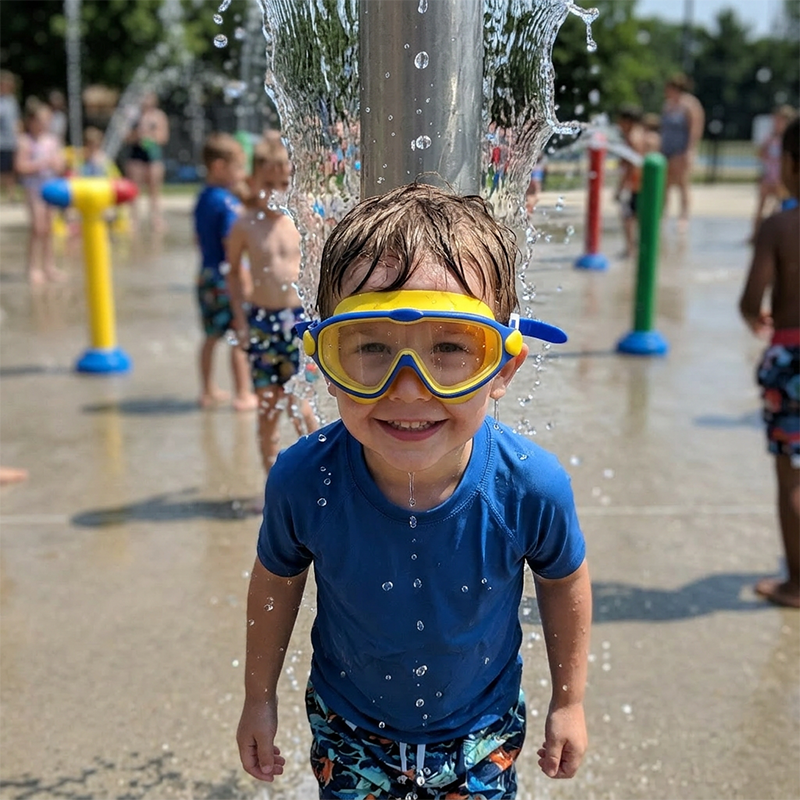 🔥Hot Sale 🔥Kids Anti-Fog Wide View Swim Goggles