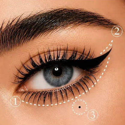 ✨3‑in‑1 Eyeliner & Lower Lash Stamp Kit – Stamp perfect wings & lashes in seconds