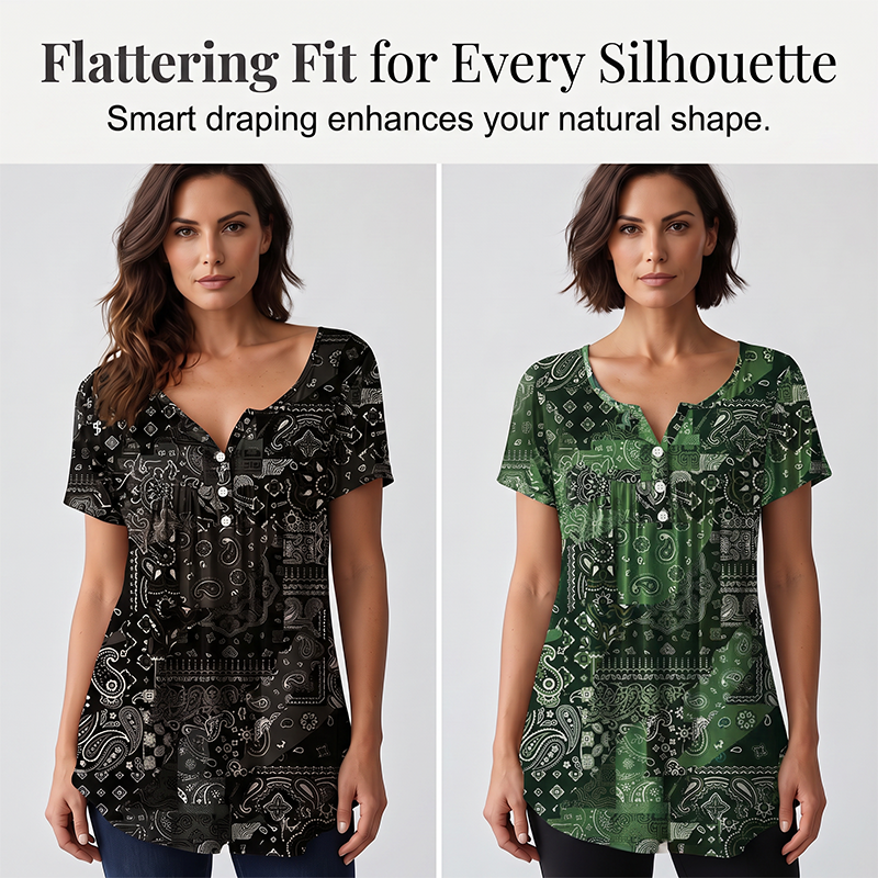🌞Summer Sale-50% OFF💖Women's Casual V-Neck Top