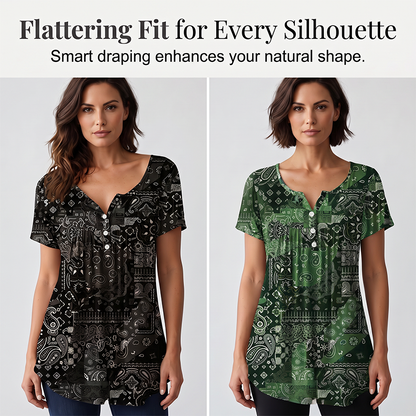 🌞Summer Sale-50% OFF💖Women's Casual V-Neck Top