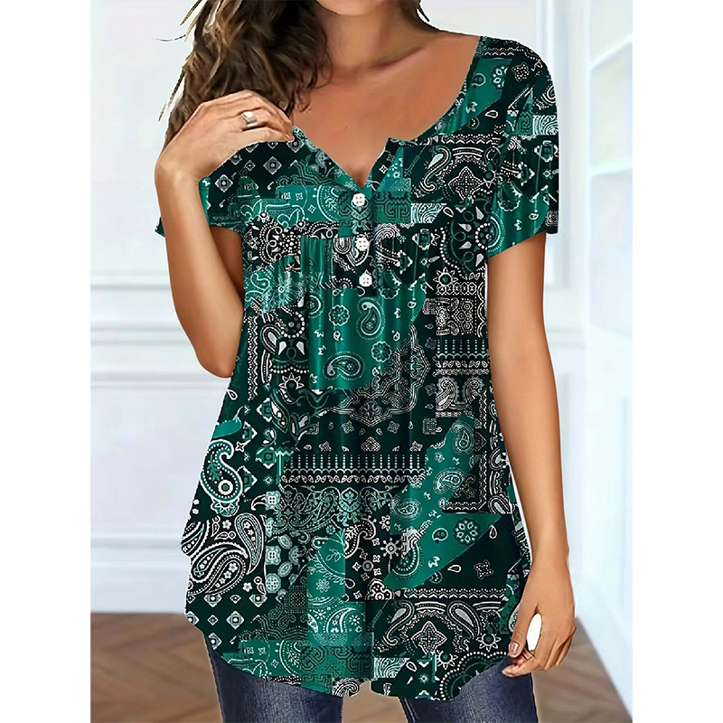 🌞Summer Sale-50% OFF💖Women's Casual V-Neck Top
