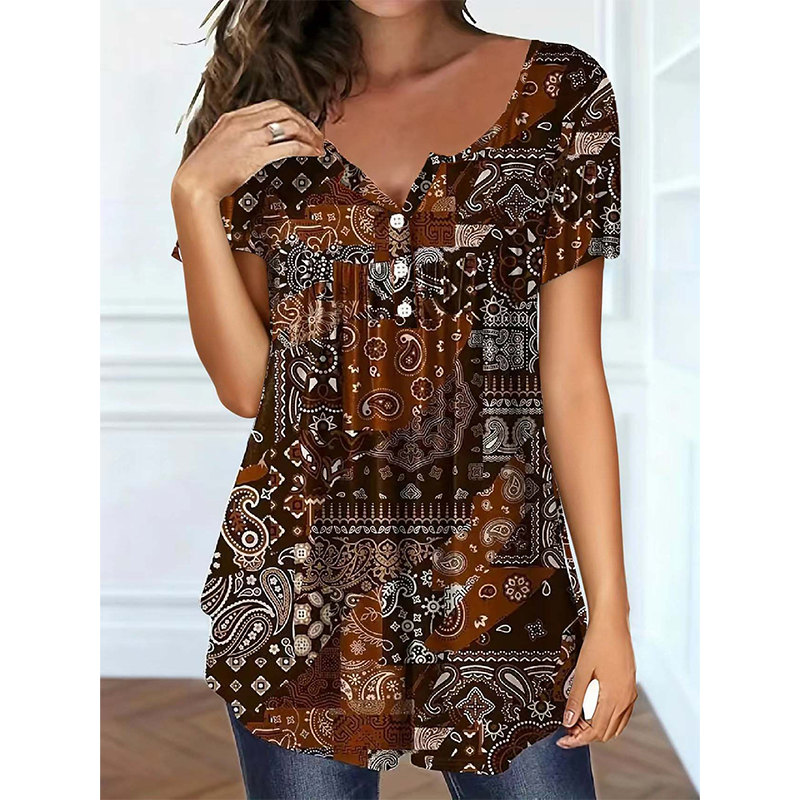 🌞Summer Sale-50% OFF💖Women's Casual V-Neck Top