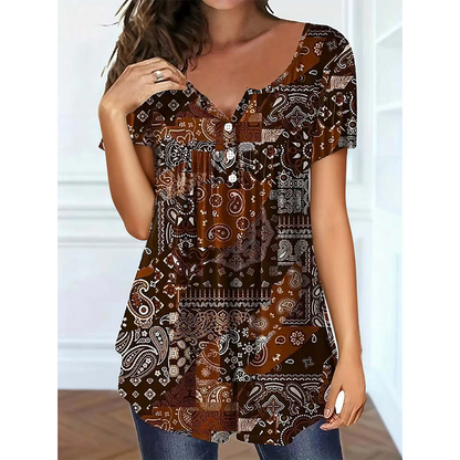 🌞Summer Sale-50% OFF💖Women's Casual V-Neck Top