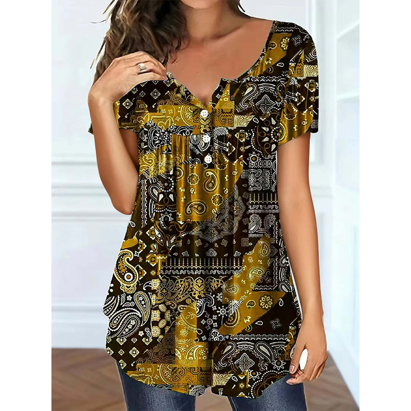 🌞Summer Sale-50% OFF💖Women's Casual V-Neck Top