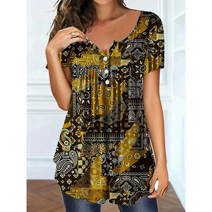 🌞Summer Sale-50% OFF💖Women's Casual V-Neck Top