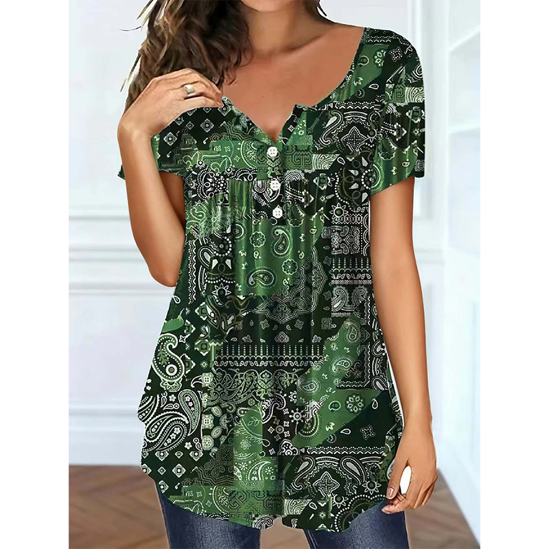 🌞Summer Sale-50% OFF💖Women's Casual V-Neck Top