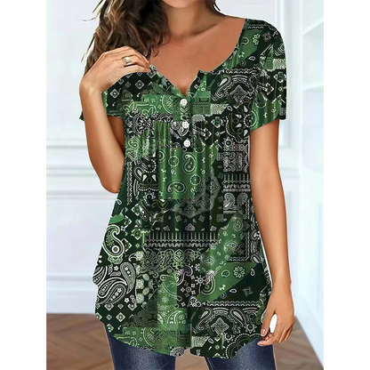 🌞Summer Sale-50% OFF💖Women's Casual V-Neck Top