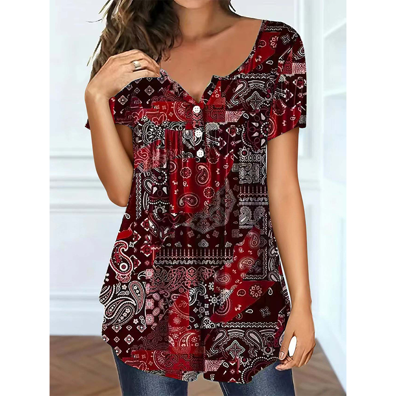🌞Summer Sale-50% OFF💖Women's Casual V-Neck Top