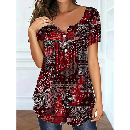 🌞Summer Sale-50% OFF💖Women's Casual V-Neck Top