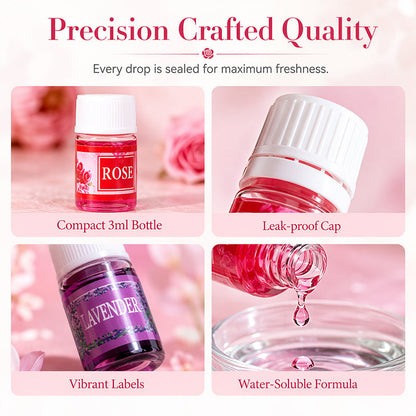 🌺12-Pack Water Soluble Essential Oils Set🌷The fresh scent lifts your mood!