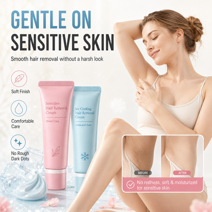 ⏳ LAST DAY SALE ONLY ￡6.99!!🔥2026 TOP PICK🥳 Hair Removal Cream – Enriched with Rose & Lavender Oil, Niacinamide Brightening – Inhibits Regrowth, Longer-Lasting Smoothness! 💖💨