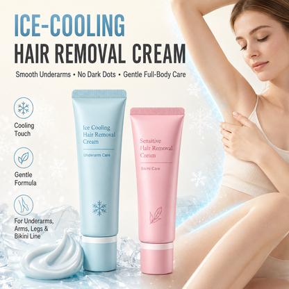 ⏳ LAST DAY SALE ONLY ￡6.99!!🔥2026 TOP PICK🥳 Hair Removal Cream – Enriched with Rose & Lavender Oil, Niacinamide Brightening – Inhibits Regrowth, Longer-Lasting Smoothness! 💖💨