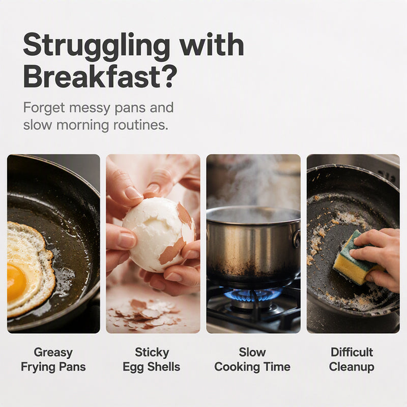 🔥70% OFF🥗Microwave Egg Poacher – Dual‑cavity, non‑stick & easy clean. Healthier than frying – stock up & save! 🏠✅