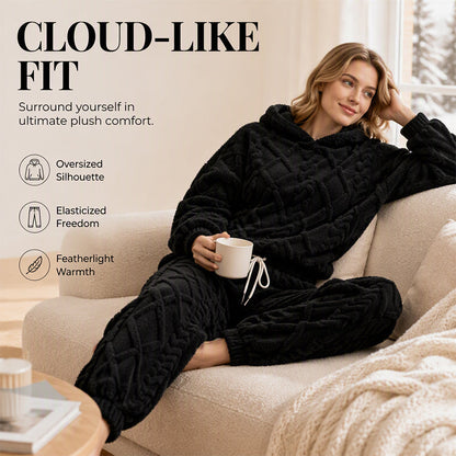 ✨Embossed Geometric Plush Set – Timeless Comfort & Effortless Style For Every Occasion