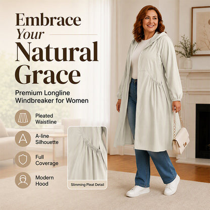 ❤️‍🔥50% OFF🧥Plus Size | Women's Mid-Length Hooded Everyday Jacket