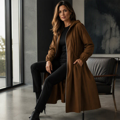 ❤️‍🔥50% OFF🧥Plus Size | Women's Mid-Length Hooded Everyday Jacket