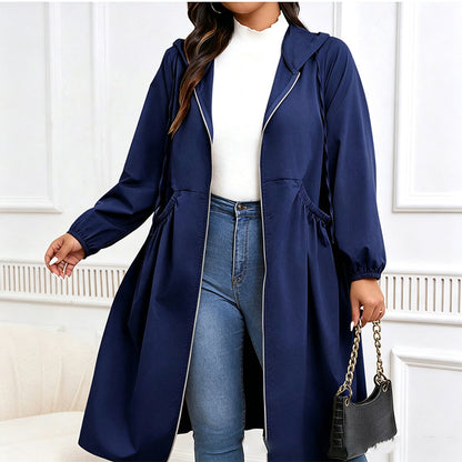 ❤️‍🔥50% OFF🧥Plus Size | Women's Mid-Length Hooded Everyday Jacket