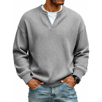 🔥LAST DAY SALE 60% OFF !!📣Layered Comfort Waffle Tee