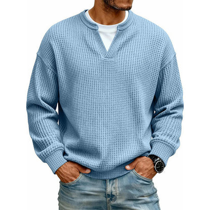 🔥LAST DAY SALE 60% OFF !!📣Layered Comfort Waffle Tee