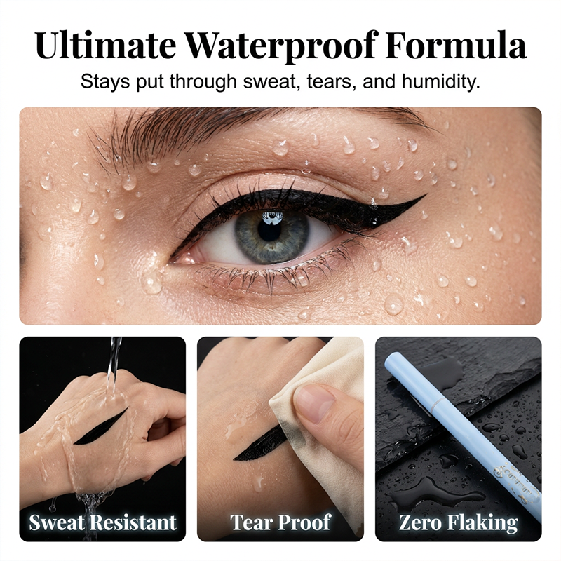 🎁Buy 1 Get 1 Free👁️Waterproof Fine Eyeliner Pen👁️ – 0.01mm Tip with Smudge-Proof Formula – Ideal for Precise, Long-Lasting Eye Makeup ⚡