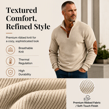 🏆Limited Time 50% Off! 🩶Men's Corduroy Stand Collar Sweatshirt