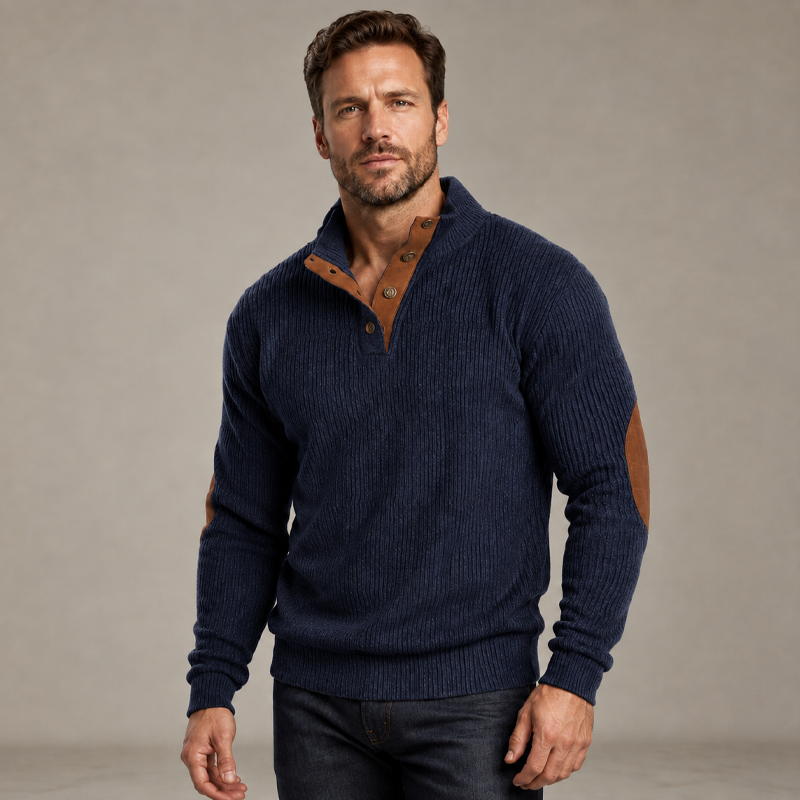 🏆Limited Time 50% Off! 🩶Men's Corduroy Stand Collar Sweatshirt