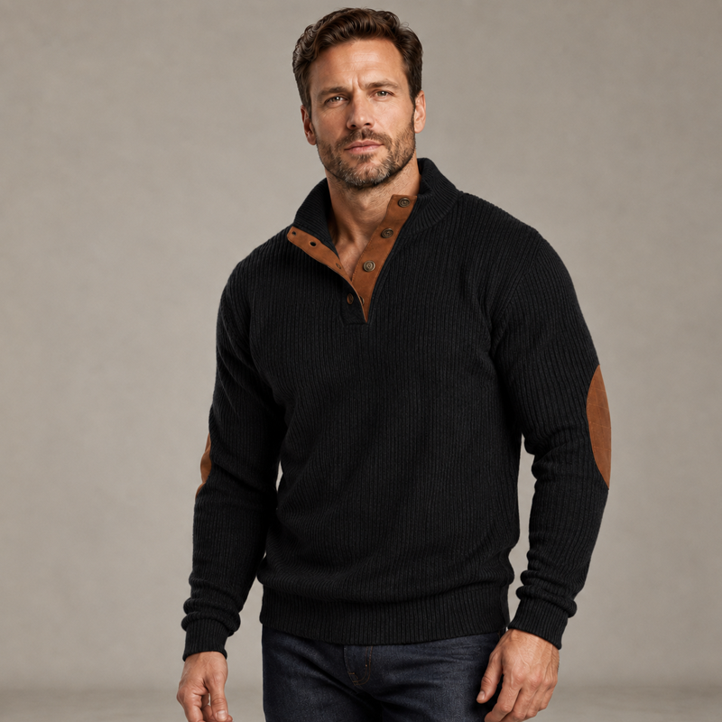 🏆Limited Time 50% Off! 🩶Men's Corduroy Stand Collar Sweatshirt