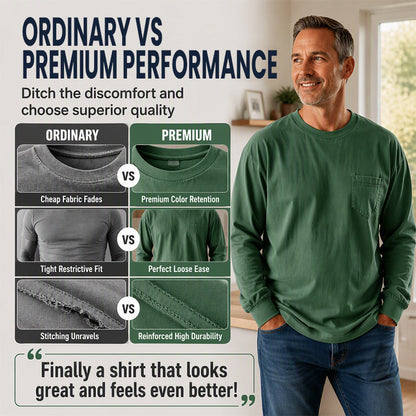🔥Hot Sale-50% OFF💥💥Men's Loose-Fit Long Sleeve T-Shirt
