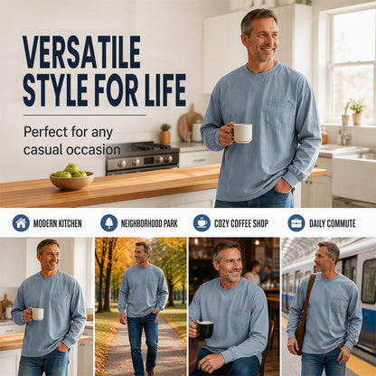 🔥Hot Sale-50% OFF💥💥Men's Loose-Fit Long Sleeve T-Shirt