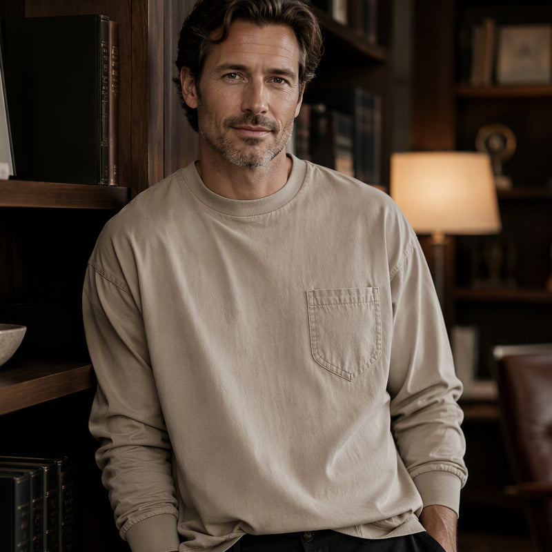 🔥Hot Sale-50% OFF💥💥Men's Loose-Fit Long Sleeve T-Shirt