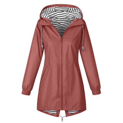 ⏳LAST DAY SALE £19.99!!💥Women's Outdoor Waterproof Hooded Jacket🌧🧥