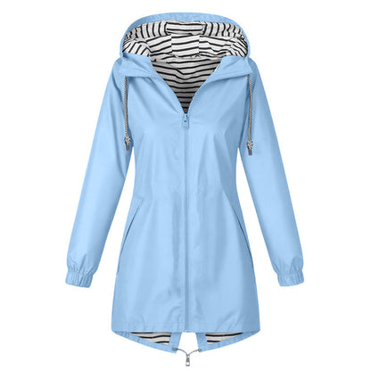 ⏳LAST DAY SALE £19.99!!💥Women's Outdoor Waterproof Hooded Jacket🌧🧥