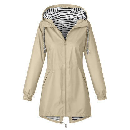 ⏳LAST DAY SALE £19.99!!💥Women's Outdoor Waterproof Hooded Jacket🌧🧥