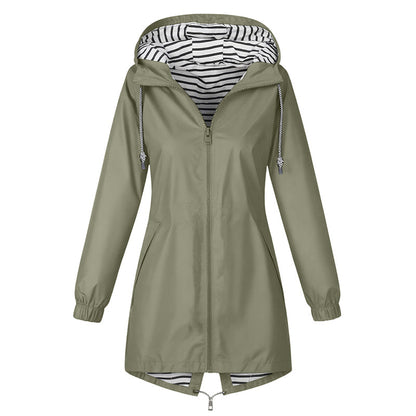 ⏳LAST DAY SALE £19.99!!💥Women's Outdoor Waterproof Hooded Jacket🌧🧥
