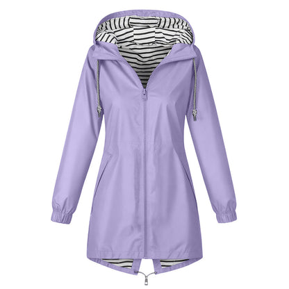 ⏳LAST DAY SALE £19.99!!💥Women's Outdoor Waterproof Hooded Jacket🌧🧥