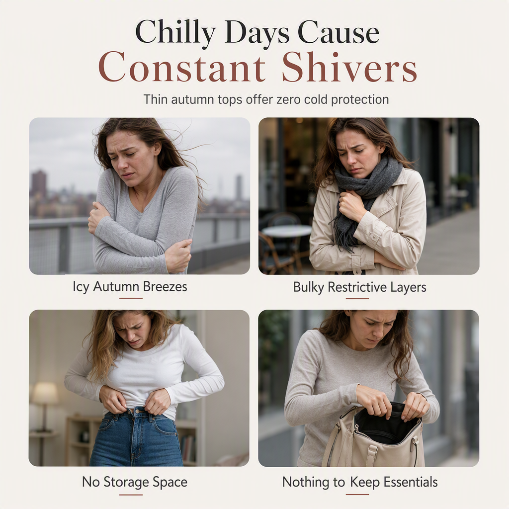 🍂50% OFF☁️Women's Warm Crew Neck Long Sleeve Top
