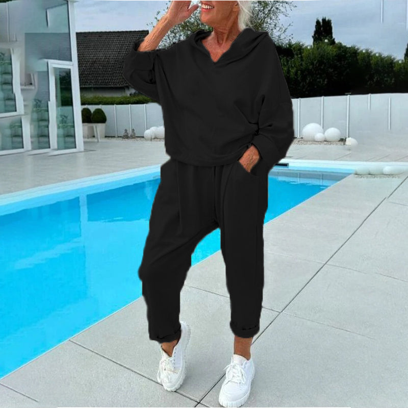 2026 NEW🔥50% OFF🥰Women's Hooded Sweatshirt & Lounge Pants Set