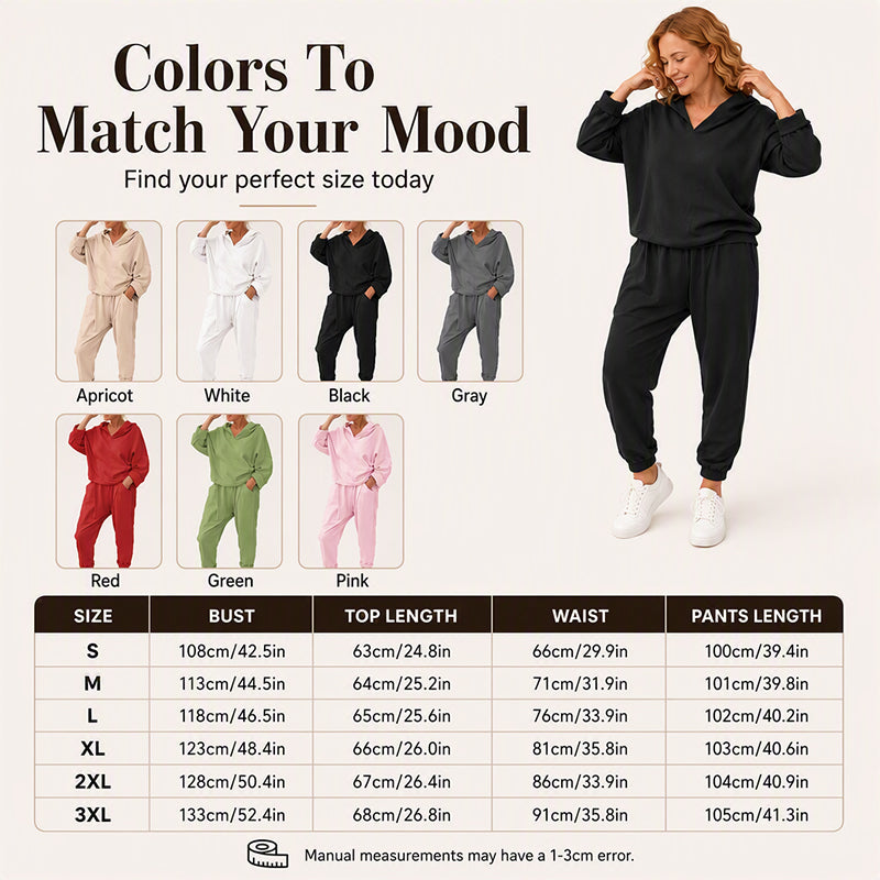 2026 NEW🔥50% OFF🥰Women's Hooded Sweatshirt & Lounge Pants Set