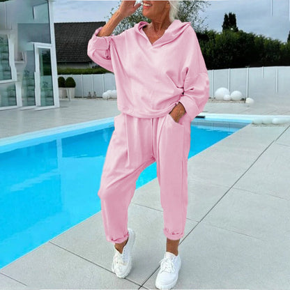 2026 NEW🔥50% OFF🥰Women's Hooded Sweatshirt & Lounge Pants Set
