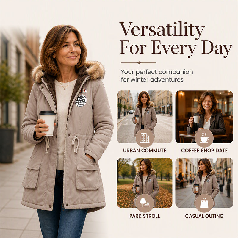 🔥Hot Sale-50% OFF💛Women's Warm-Lined Hooded Parka Jacket