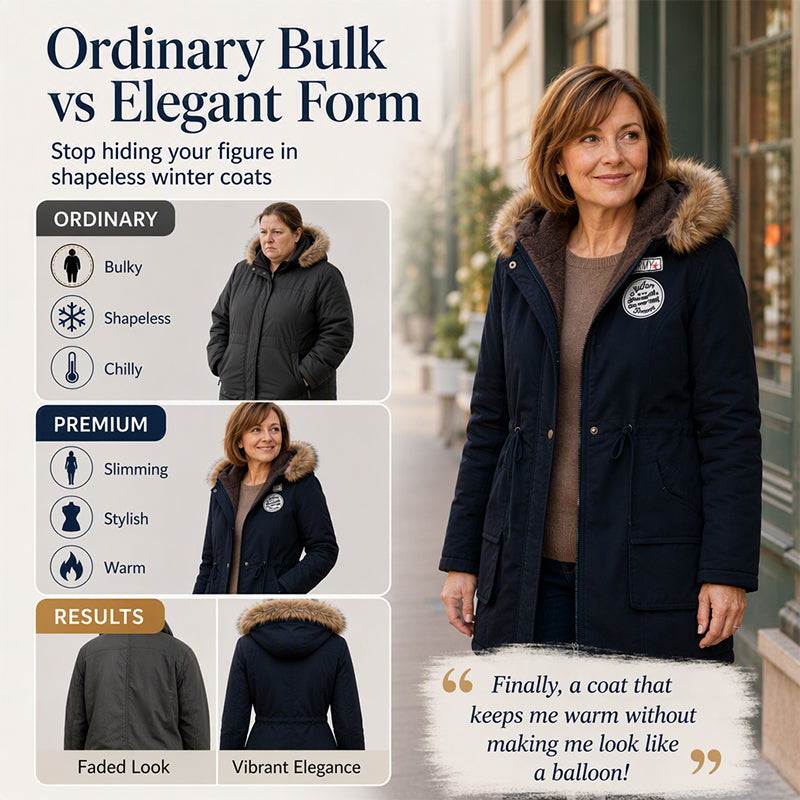 🔥Hot Sale-50% OFF💛Women's Warm-Lined Hooded Parka Jacket