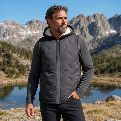 Men's Winter Warm Hooded Vest