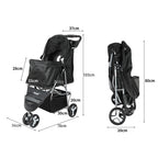 Large Dog Stroller - 3 Wheels